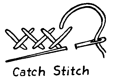 catch stitch embroidery