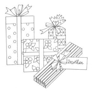 Mother's Day gifts embroidery pattern