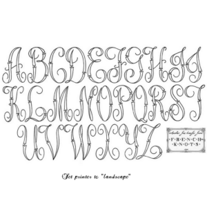 alphabet embroidery patterns
