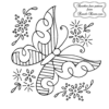 Butterflies Are Free Embroidery Patterns | French Knots