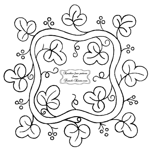 centerpiece embroidery pattern