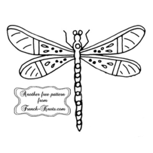 dragonfly embroidery pattern