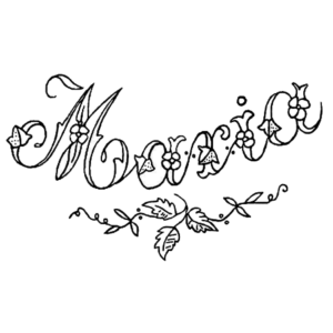 maria embroidery pattern