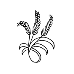 wheat sprig embroidery pattern