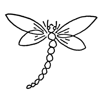 dragonfly embroidery pattern