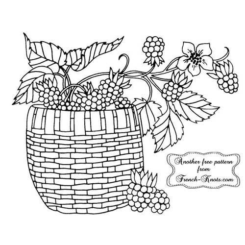 basket of blackberries
