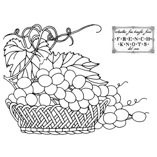 basket of grapes