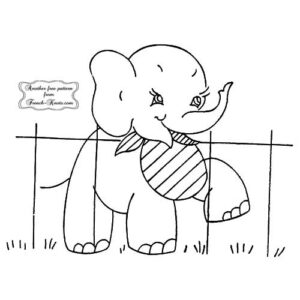 elephant - bib set